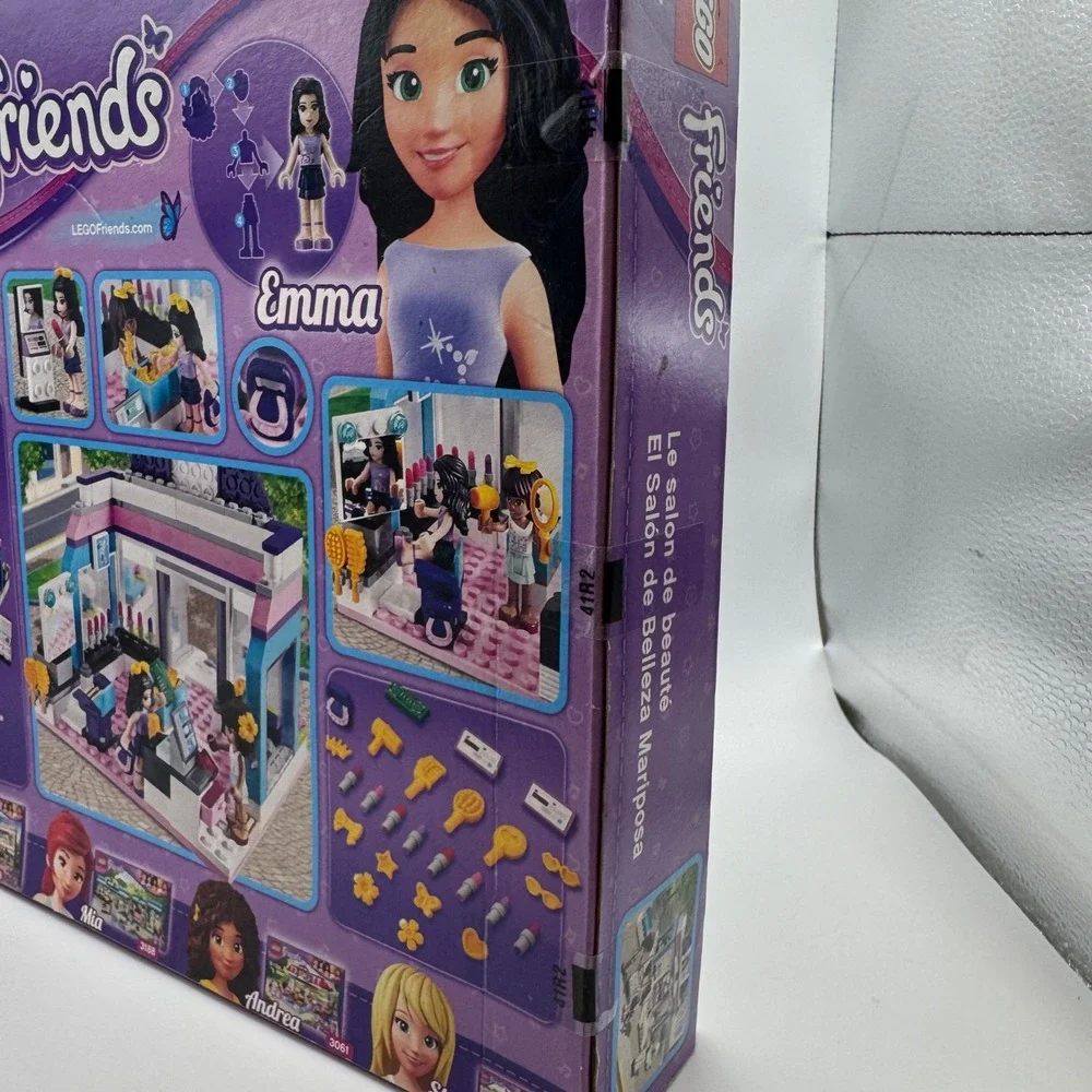LEGO Friends Butterfly Beauty Shop 3187 Emma Sarah Mini-Dolls 221 Pcs New Sealed